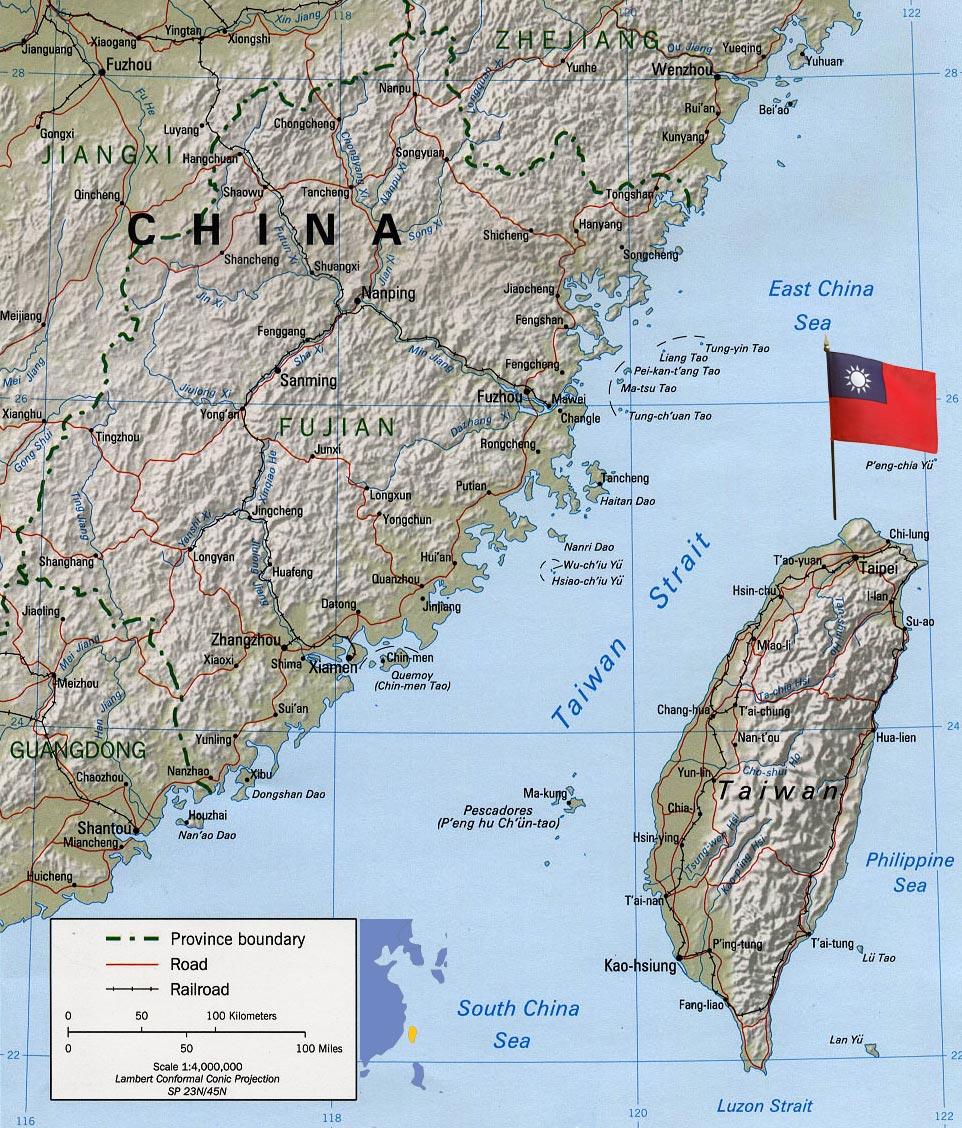 Taiwan mapa
