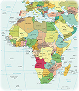 Mapa politico Africa