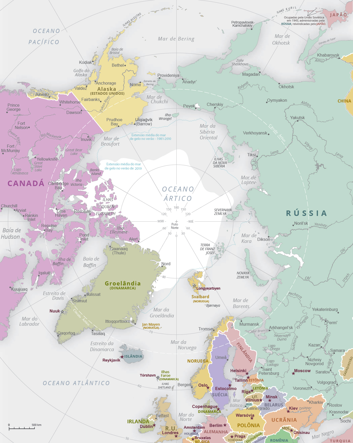 Mapa Artico