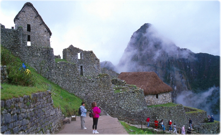 Turistas no Peru